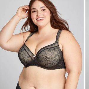 Cacique all modern lace balconette bra from Lane Bryant! 42DDD